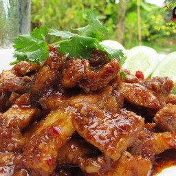 ผัดพริกเผาหมู