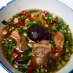 เซ็ทหมูตุ๋นต้มยำ +ข้าว 2 ห่อ