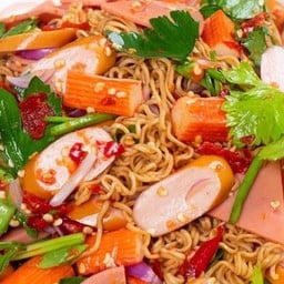 ยำเส้นแก้วเล็กเห็ดรวมแซ่บ@TU