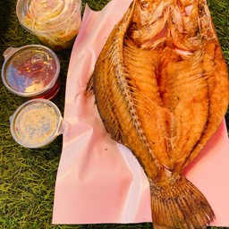 ปลากระพงทอด เจ๊ณี