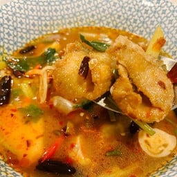 ต้มโคล้งปลาช่อนทอด