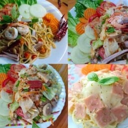 ข้าว/ยำ/สปาเก็ตตี้/ลูกชิ้นย่าง