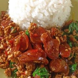 ข้าวขาหมู&ข้าวมันไก่ตัวตอ สันผักหวาน