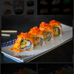 โรลแซลมอนสด สไปซ์ซี่