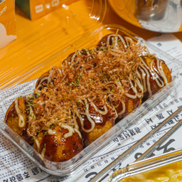 다고야키 ทาโกะยากิ (8ลูก)หน้าปลาโอและสาหร่าย