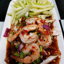 ยำกุ้งสุก