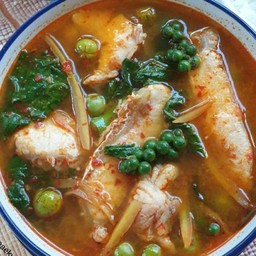 แกงป่าเนื้อปลากระพง