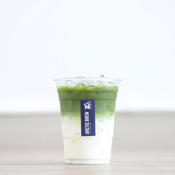 Green Tea with Milk and Coconut Syrup