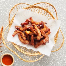 หมูแดดเดียวทอด