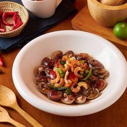 เกาเหลาหอยแครง(ยำน้ำปลาร้า รสแซ่บ)