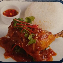 ข้าวไก่เหล้าแดง