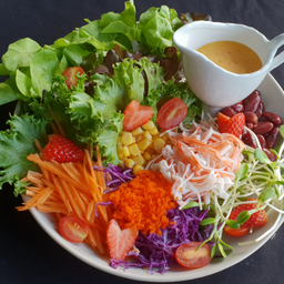 สลัดปูอัดไข่กุ้ง