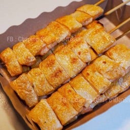 ชาปิ้ง กริล์ล Chaping Grill ท้องแซลมอนย่าง ตลาดอุดมสุขวอล์ค ลอค G 7