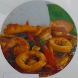ข้าวทะเลผัดพริกเผา