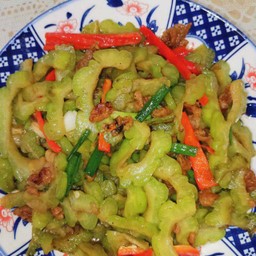 มะระผัดหมู苦瓜炒肉