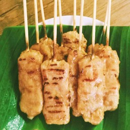 หมูปิ้งนมสด