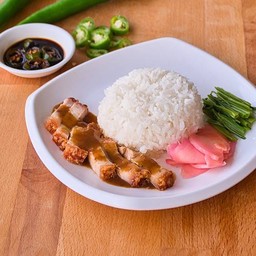 ข้าวหมูกรอบ
