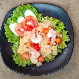 ตำส้มโอกุ้งสด