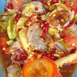 ตำกุ้งสด