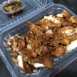 ข้าวไก่ทอด(สะโพกไก่)