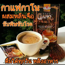 กาแฟเห็ดหลินจือร้อน