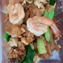 ผัดซีอิ๊ว หมู เส้นหมี่