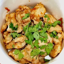 ไก่กระเทียม เป็นกับข้าว