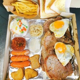 สเต็กถาดกลาง