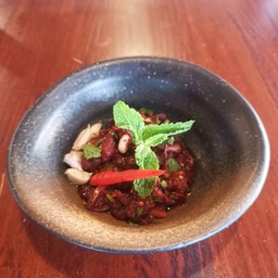 ก้อยเนื้อดิบ(ขม)