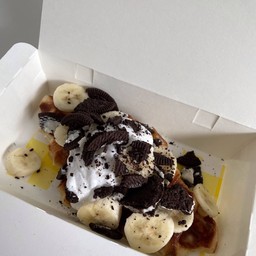 บานอฟฟี่ (ชิ้นใหญ่) กล้วย วิปครีม โอริโอ้