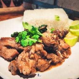 ข้าวหมูพริกไทยดำ