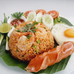 ข้าวผัดกุ้งสด