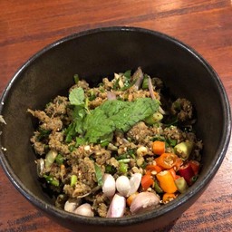 ลาบปลาดุกย่าง