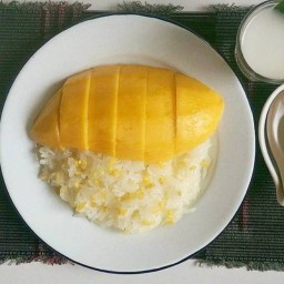 ครัว ป.ปลา  ข้าวตามสั่ง ข้าวเหนียวมะม่วง ผัดกระเพรา