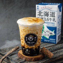 นมสดฮอกไกโด ไข่มุกบราวน์ชูการ์ วิปฮอกไกโดชีสพ่นไฟ