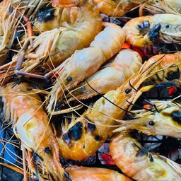 กุ้งเผาอาหารทะเล