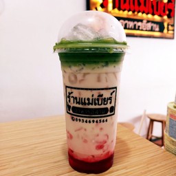 สตรอเบอร์รี่ ชาเขียว นมสด