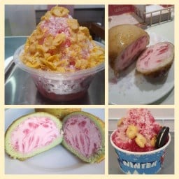 น้ำแข็งใส ไอติมทอด อาราเอ้ ถนนแม่หลวน