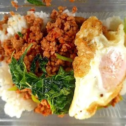 ข้าวกะเพราหมูสับ