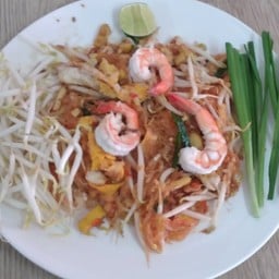 วุ้นเส้นผัดไท กุ้งสด