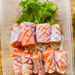 แซลม่อนส่วนท้องซาซิมิ 150กรัม