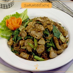 วุ้นเส้นผัดซีอิ๊วเต้าหู้