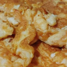 ข้าวไข่เจียวกุ้งสับ