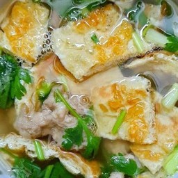 ต้มจืดไข่น้ำหมูสัพ