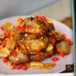 ข้าวหมูกรอบพริกเกลือli