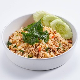 ข้าวกะเพราหมูสับ