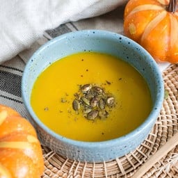 ซุปฟักทองญี่ปุ่นโฮมเมด Vegan Japanese Pumpkin Soup
