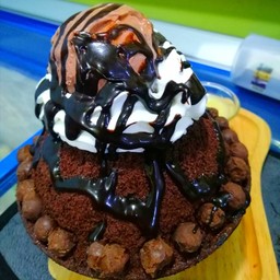 บิงซูช็อคโกแลต (ใส่ถ้วยพลาสติกปิดฝา)