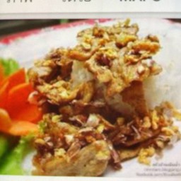ข้าวหมูทอดกระเทียมli