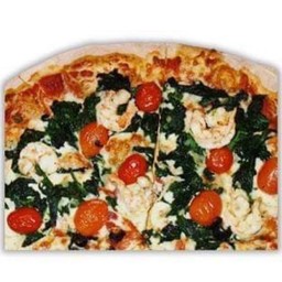 พิซซ่ากุ้งผักโขม (L) | Shrimp Spinach Pizza